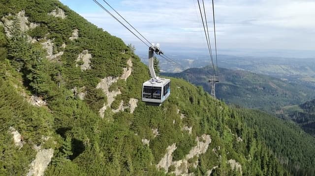 Lanovka a Kasprowy csúcsra