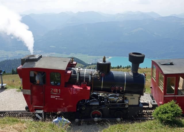 Schafbergbahn fogaskerekűvel St. Wolfgangban
