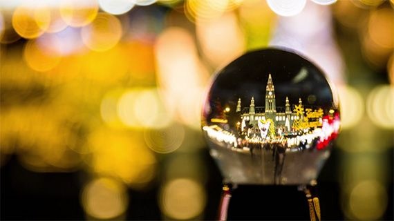 Csodálatos kép a bécsi adventi vásárról
